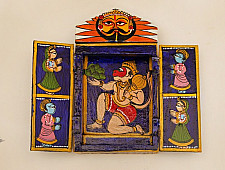 कथनिक ☀ Kaavad a Wooden Shrine { Single piece } ~ 125